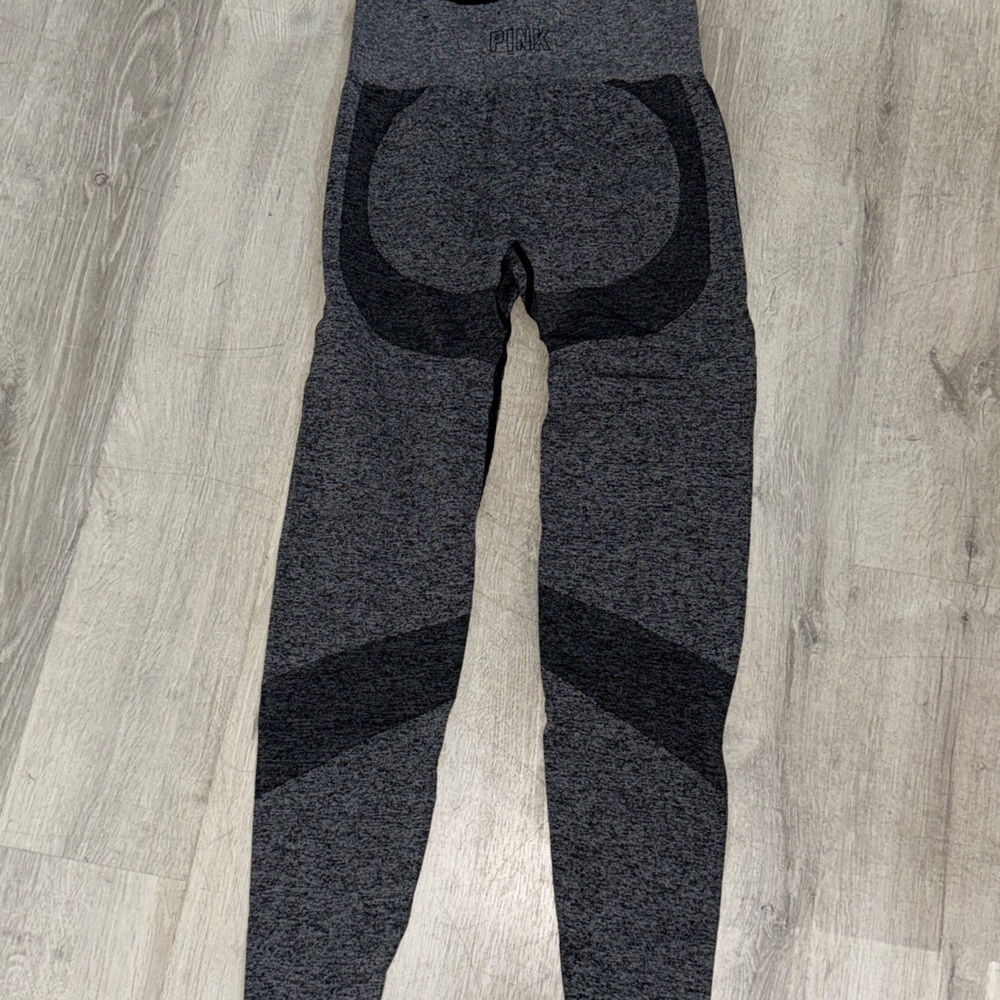 PINK Grey Patterned Leggings - Picture 3 of 4